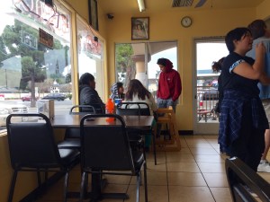 Seating. Also some tables outside.